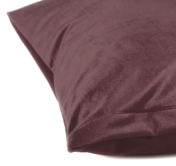 Biante Sametový povlak na polštář Velvet Premium SVP-019 Hnědofialový 30 x 50 cm