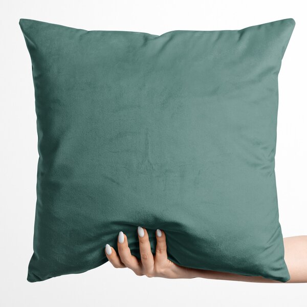 Biante Sametový povlak na polštář Velvet Premium SVP-022 Ledově zelená 30 x 50 cm