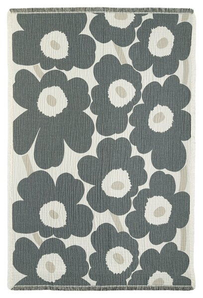 Marimekko Deka Unikko 150x220, šedo-bílá
