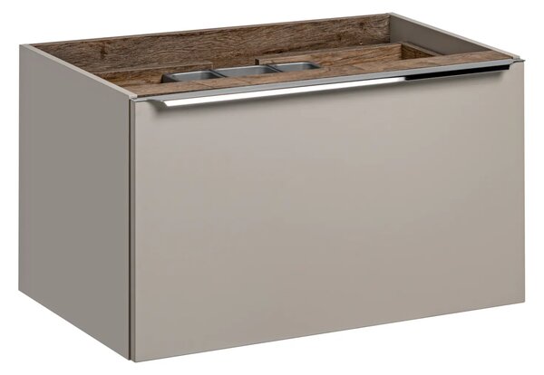 Comad Závěsná skříňka pod umyvadlo SantaFe s deskou 160 cm taupe/dub santa fe vintage