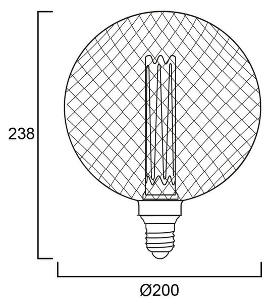 LED žárovka Sylvania Mirage E27 2000K 2.5W