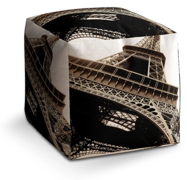 Sablio Taburet Cube Eiffel Tower 6 - 40x40x40 cm