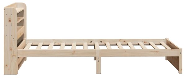 Rám postele s čelem 75 x 190 cm masivní borovice 3306720