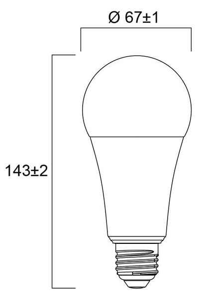 LED žárovka Sylvania E27 2700K 17W