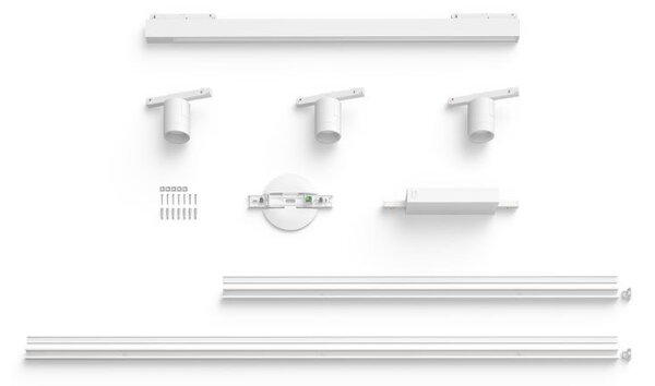 8719514407824 Philips Hue White and Color Ambiance Perifo LED stropní svítidlo bodové - souprava s lištou 44,6W/3x490lm,1x1700lm 2000-6500K+RGB bílé