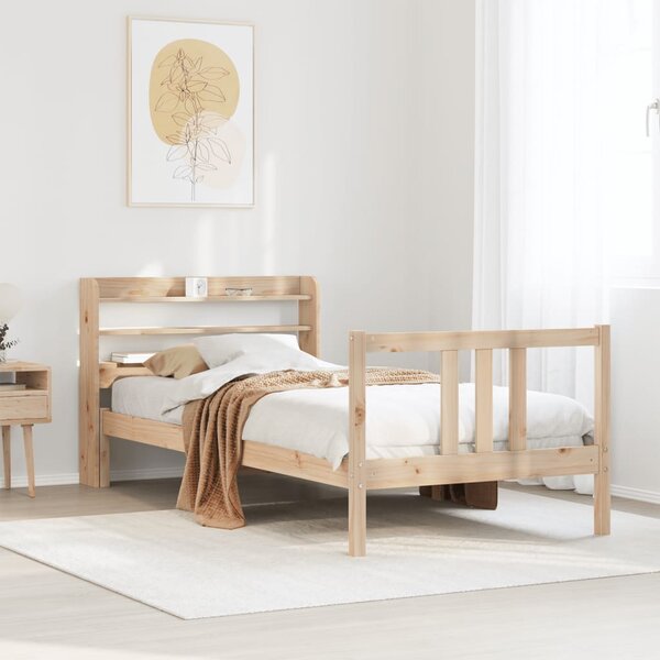 Rám postele s čelem 75 x 190 cm masivní borovice 3306694