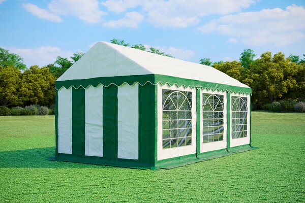 Párty stan 3x6 m PREMIUM - ohnivzdorný barva Modro-bílá