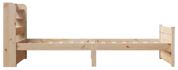 Rám postele s čelem 75 x 190 cm masivní borovice 3306746