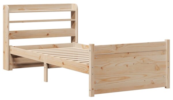 Rám postele s čelem 75 x 190 cm masivní borovice 3306746