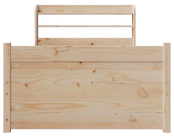 Rám postele s čelem 75 x 190 cm masivní borovice 3306746