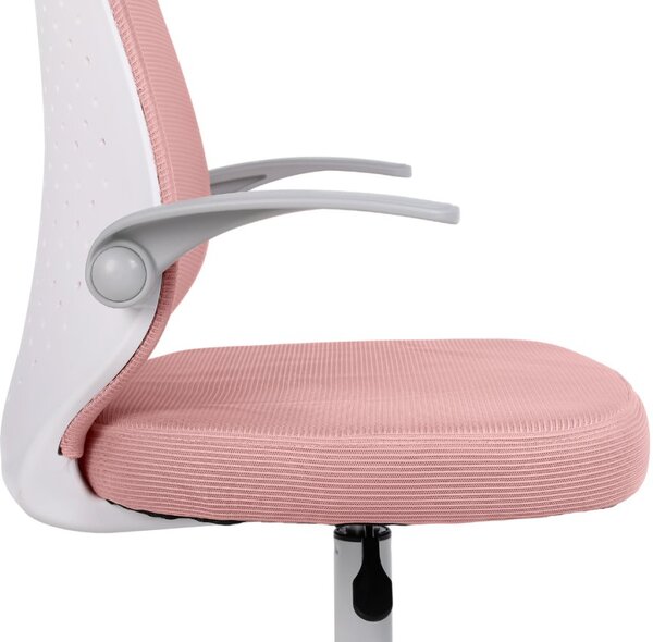 Dětská otočná židle Neoseat JUNI 012 — látka, růžová
