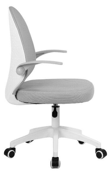 Dětská otočná židle Neoseat JUNI 012 — látka, šedá