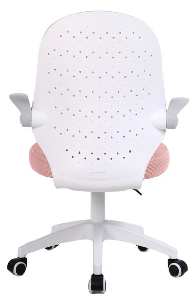 Dětská otočná židle Neoseat JUNI 012 — látka, růžová