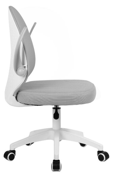 Dětská otočná židle Neoseat JUNI 012 — látka, šedá