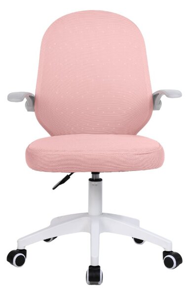 Dětská otočná židle Neoseat JUNI 012 — látka, růžová