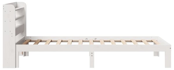 Rám postele s čelem bílý 75 x 190 cm masivní borovice 3306773