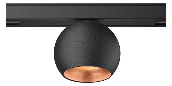 KARIZMA luce Dea Eros S LED svítidlo pro 48V lištu černé Přisazenou2700K
