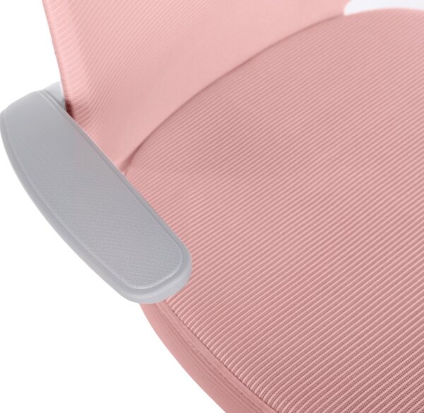 Dětská otočná židle Neoseat JUNI 012 — látka, růžová
