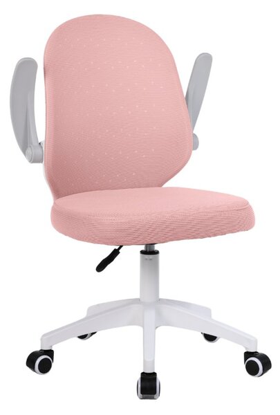 Dětská otočná židle Neoseat JUNI 012 — látka, růžová