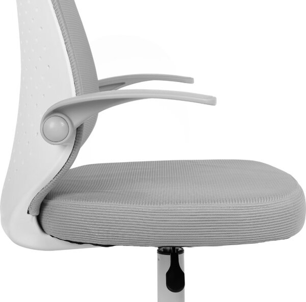Dětská otočná židle Neoseat JUNI 012 — látka, šedá