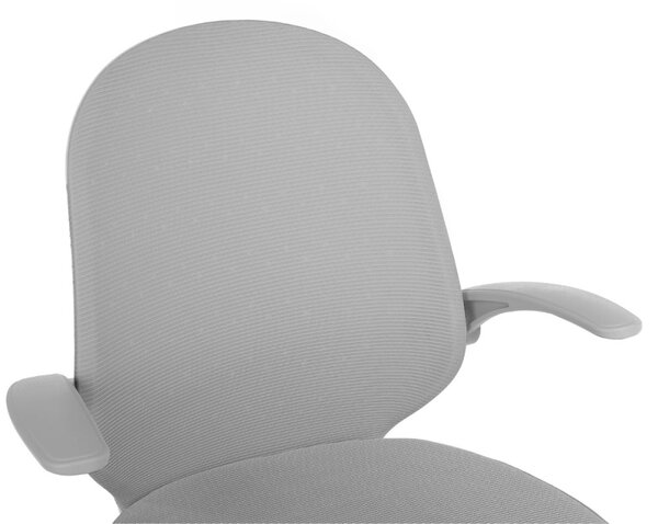 Dětská otočná židle Neoseat JUNI 012 — látka, šedá