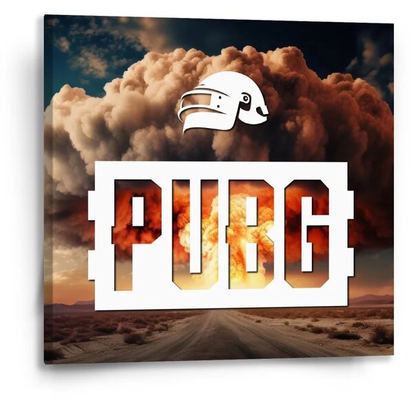 Sablio Obraz PUBG Exploze 1 - 50x50 cm
