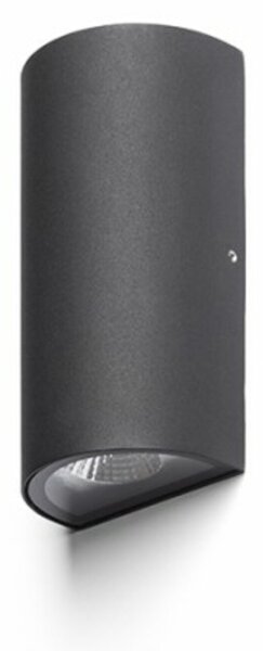 RED - DESIGN RENDL RENDL MIDZACK nástěnná černá 230V LED 2x3W IP54 3000K R12586