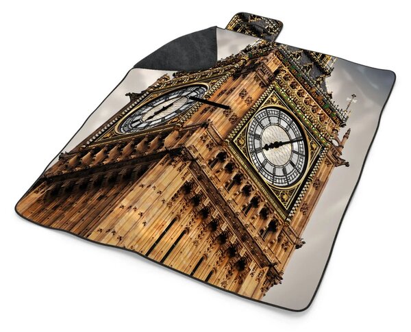 Sablio Plážová deka Clock tower: 200x140 cm
