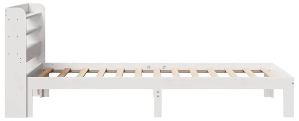 Rám postele s čelem bez matrace bílý 90x200 cm 3306783