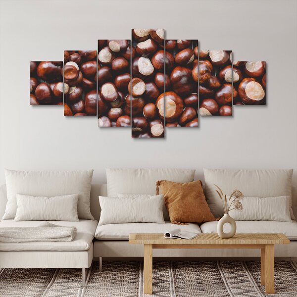 Obraz - Zralé kaštany (210x100 cm)