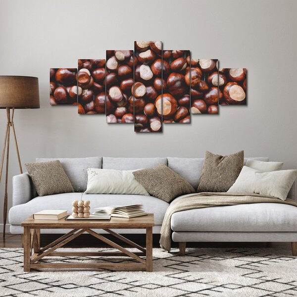 Obraz - Zralé kaštany (210x100 cm)
