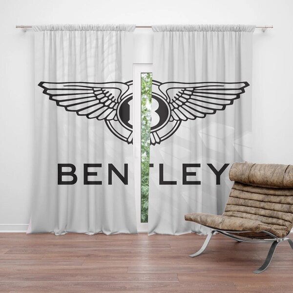 Sablio Závěs Bentley na bílé: 2ks 140x250cm