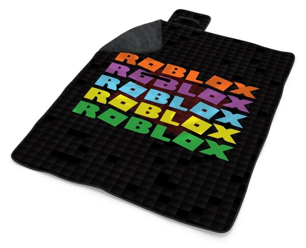 Sablio Plážová deka ROBLOX Barevný text: 200x140 cm
