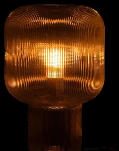Skleněná stolní lampa J-line Gasina 29 cm