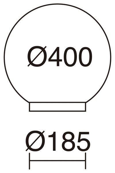 Dopo Glou E27 stojací lampa Ø200mm