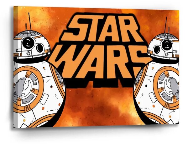 Sablio Obraz Star Wars Ohnivé pozadí - 90x60 cm