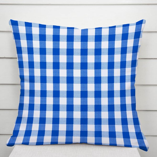 Biante Dekorační povlak na polštář TF-070 Modro-bílá kostka 30 x 50 cm