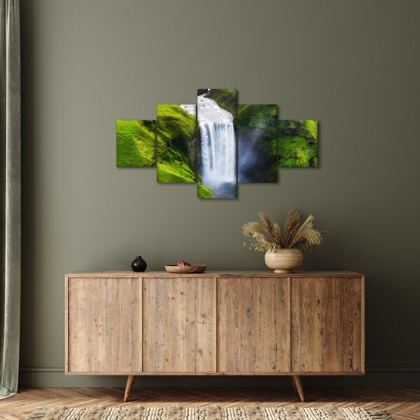 Obraz - Vodopád Skogafoss (125x70 cm)