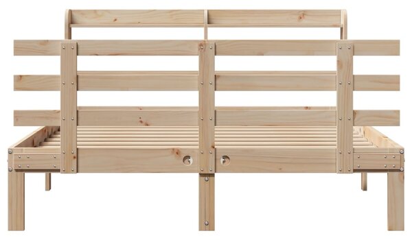 Rám postele s čelem 150 x 200 cm masivní borovice 3306855