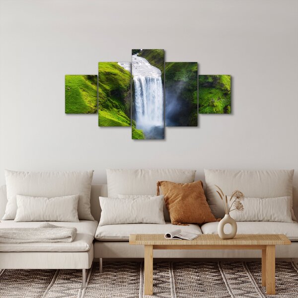 Obraz - Vodopád Skogafoss (125x70 cm)