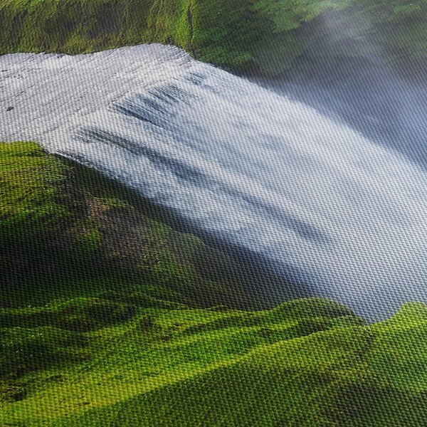 Obraz - Vodopád Skogafoss (170x50 cm)