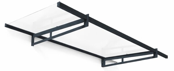 Strisky-polymer.cz BREM AIR – moderní hliníková stříška nad dveře 150cm a 205cm 150 cm