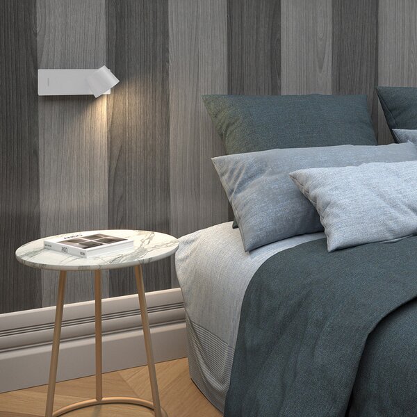 Exo Serene slim LED nástěnné svítidlo bílé