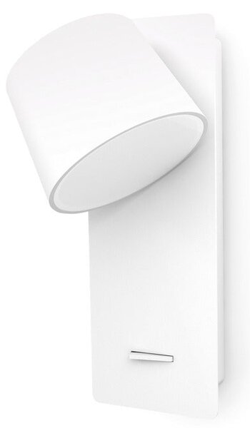 Exo Serene slim LED nástěnné svítidlo bílé