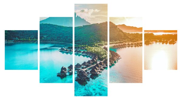 Obraz - Bora Bora (125x70 cm)