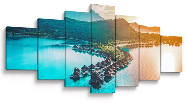 Obraz - Bora Bora (210x100 cm)