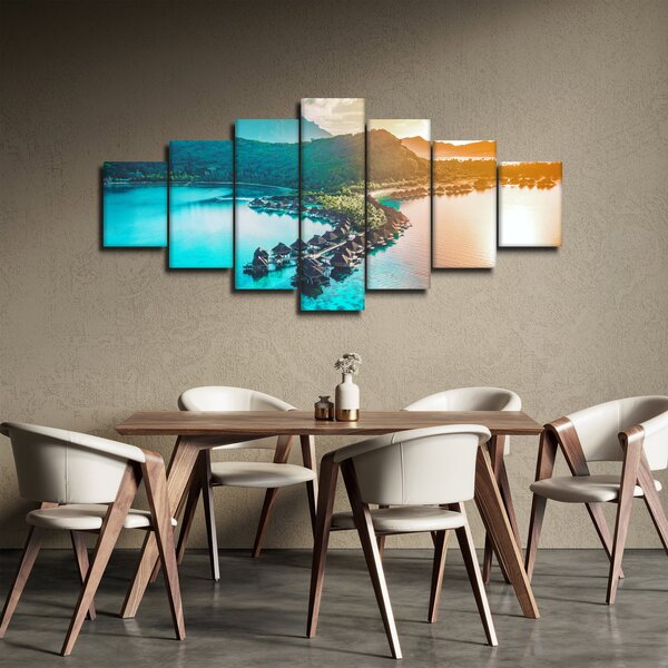 Obraz - Bora Bora (210x100 cm)