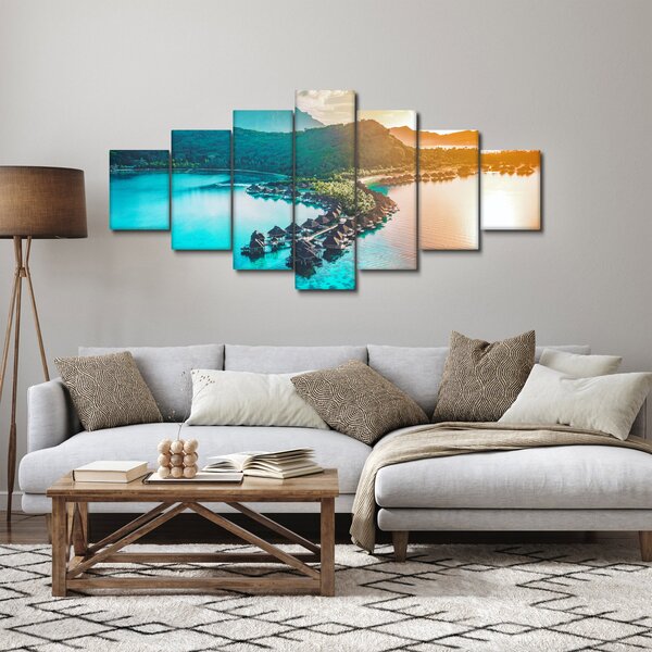 Obraz - Bora Bora (210x100 cm)