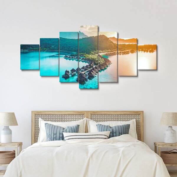 Obraz - Bora Bora (210x100 cm)