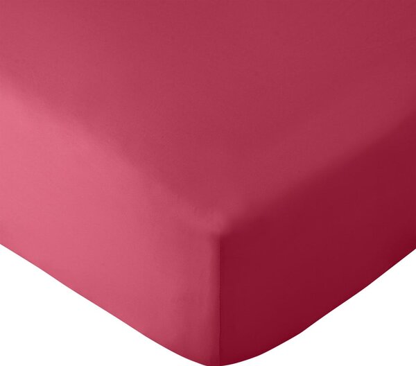 Tmavě růžové napínací prostěradlo 150x200 cm So Soft – Catherine Lansfield